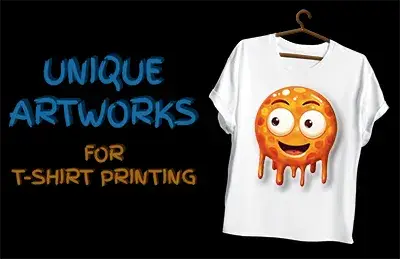 unique artworks for t-shirt printing