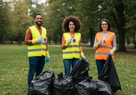 Environmental cleanup crews
