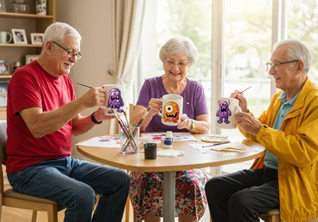 Retirement community activity teams